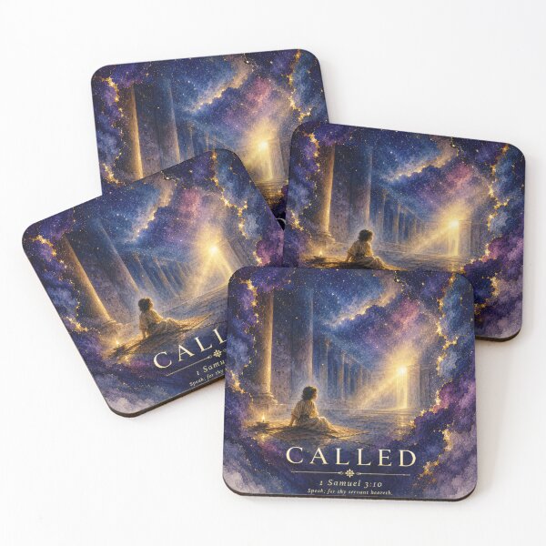 Item preview, Called 1 Samuel 3 10 Bible Verse Starry Night Faith Art designed and sold by mizuNgrace.