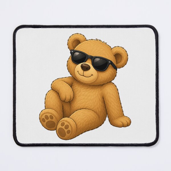 Item preview, Cool Teddy Bear Wearing Sunglasses Kawaii Art designed and sold by Seculinator.