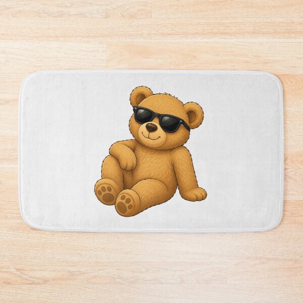 Item preview, Cool Teddy Bear Wearing Sunglasses Kawaii Art designed and sold by Seculinator.