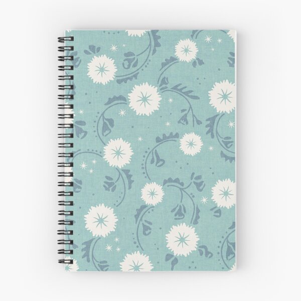 Item preview, Dusty Aqua Dandelion Floral Toss designed and sold by RenattaZare.