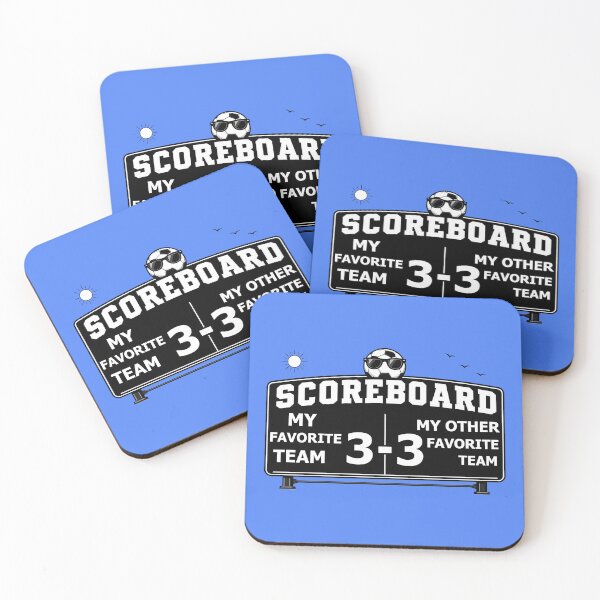 Item preview, Soccer Scoreboard Humor for the Indecisive Soccer Fan designed and sold by Beachy.