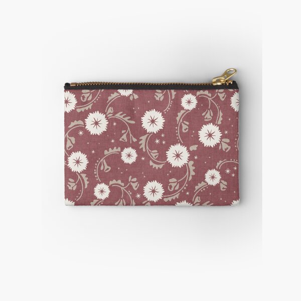 Item preview, Dark Red Dandelion Floral Toss designed and sold by RenattaZare.