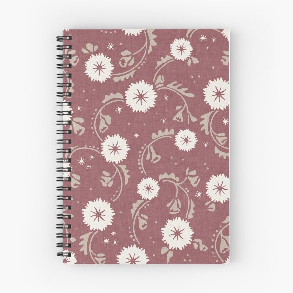 Item preview, Dark Red Dandelion Floral Toss designed and sold by RenattaZare.
