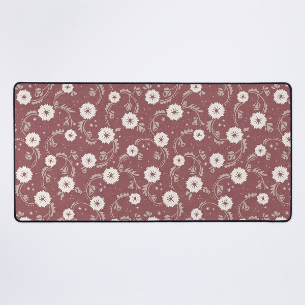 Item preview, Dark Red Dandelion Floral Toss designed and sold by RenattaZare.