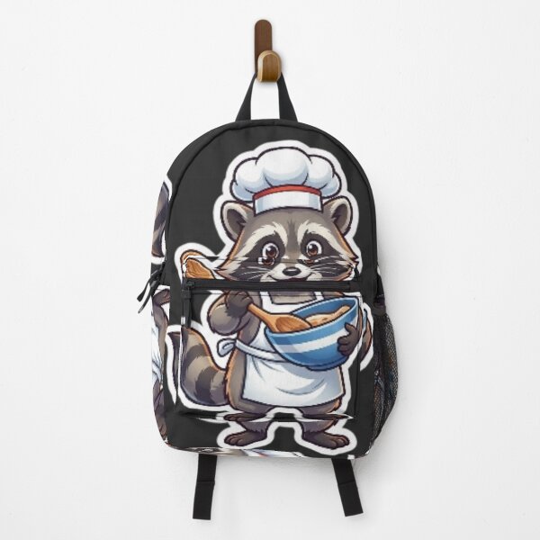 Item preview, Cute Chef Raccoon Sticker designed and sold by UniqueDesigningshop .
