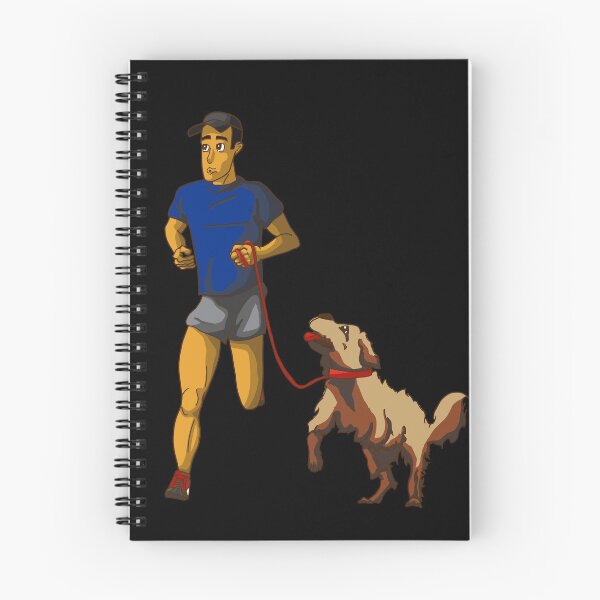 Item preview, Jogging with a dog designed and sold by mtsdesign.