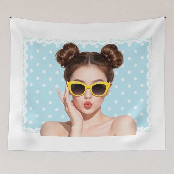 Item preview, Blue Sky, White Dots, Sweet Kiss designed and sold by EdicrisR.