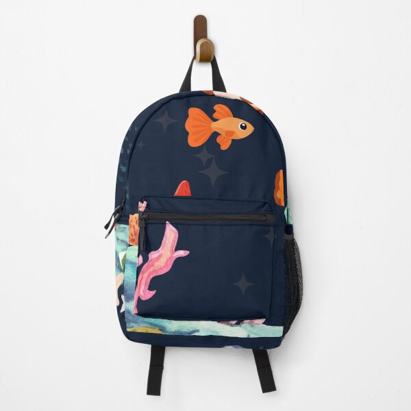 Item preview, Cute Ocean Life Kawaii Fish Coral Reef Under The Sea Art designed and sold by Kidix Arts.
