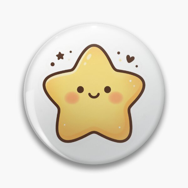 Item preview, cute yellow star designed and sold by haebalagii.