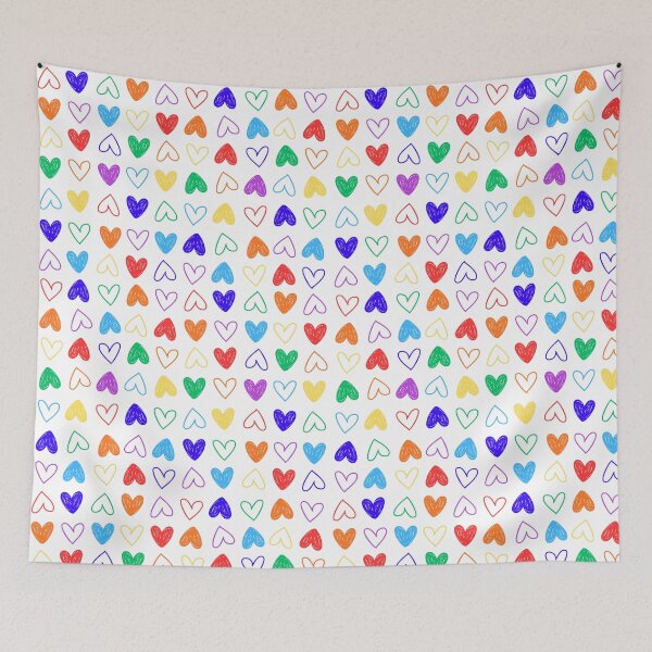 Item preview, Small Rainbow Hearts designed and sold by BillieBroome.