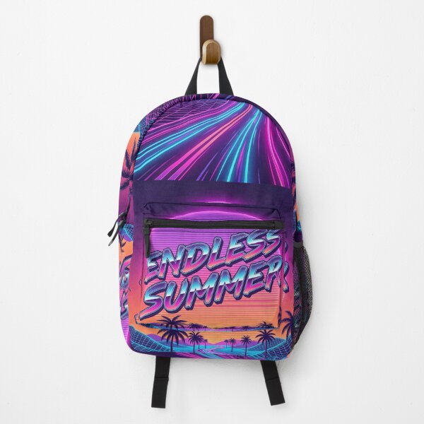 Item preview, Retro Outrun Endless Summer Neon Highway designed and sold by LifeToPrints.