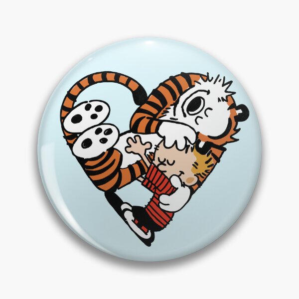 Item preview, Boy and Tiger Heart - Calvin and Hobbes - Best Friends Forever designed and sold by ZERO-MIND.