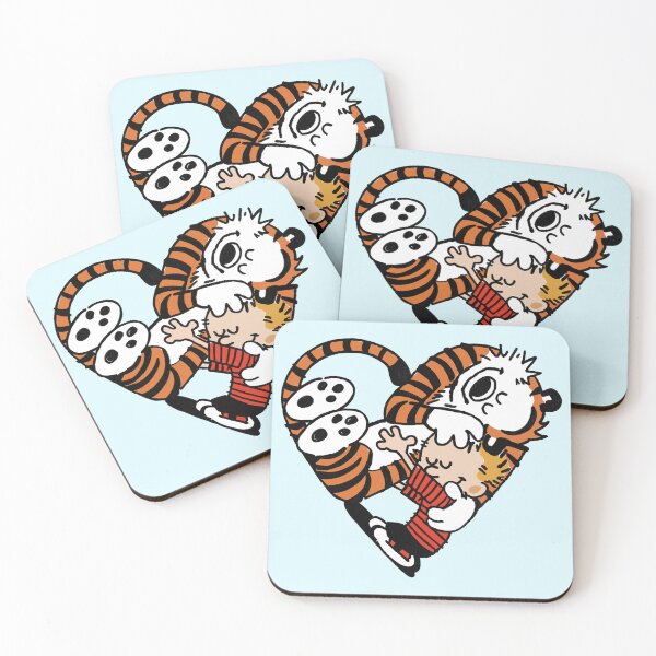 Item preview, Boy and Tiger Heart - Calvin and Hobbes - Best Friends Forever designed and sold by ZERO-MIND.