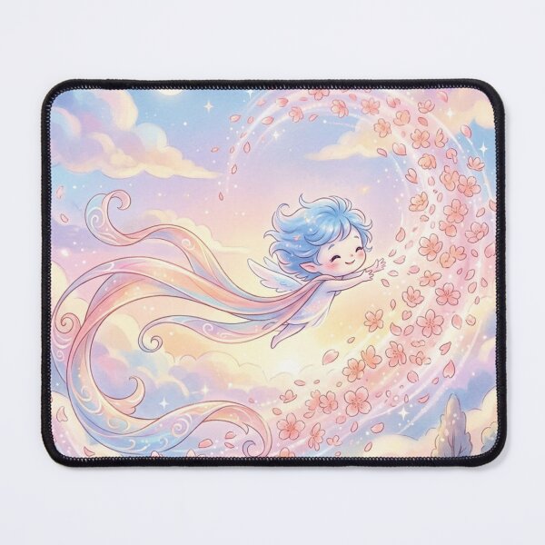 Item preview, Dreamy Blossom Fairy in Pastel Sky designed and sold by CuteRage.