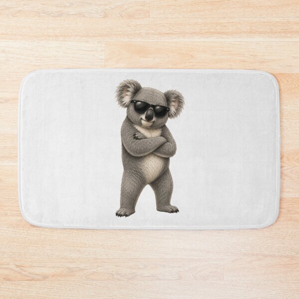 Item preview, Cool Koala Bear Wearing Sunglasses Kawaii Animal Art designed and sold by Seculinator.
