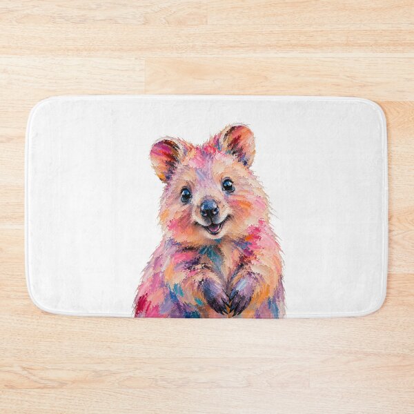 Item preview, Cute Colorful Quokka – Modern Palette Knife Animal Painting designed and sold by SLGA-Designs.