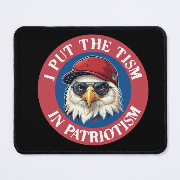 Item preview, I Put The Tism in Patriotism Athletic Eagle designed and sold by TheEndDesign.