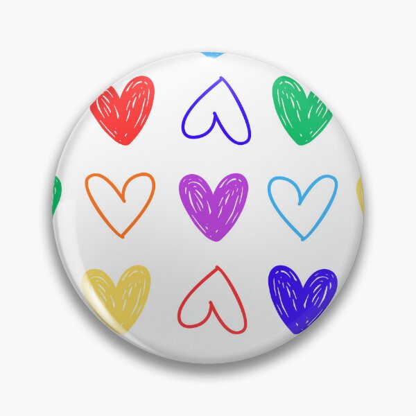 Item preview, Large Rainbow Hearts designed and sold by BillieBroome.