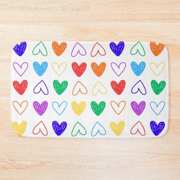 Item preview, Large Rainbow Hearts designed and sold by BillieBroome.