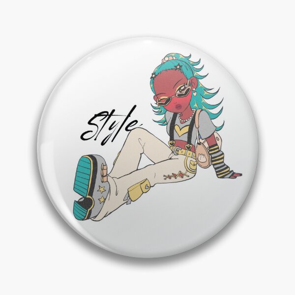 Item preview, Cool Aesthetic Chibi Girl Style Illustration designed and sold by DAILYNEEDSS.