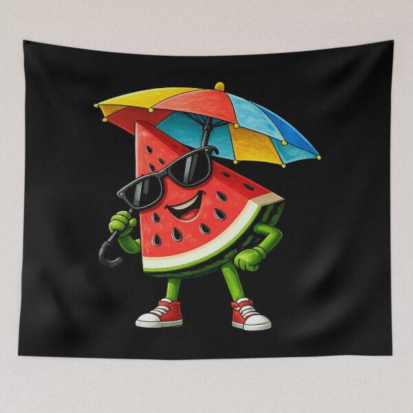 Item preview, Watermelon Summer Retro Vintage Graphic Tee for Fruit Lovers & Beach Vacation Fans designed and sold by Teetreasure2.
