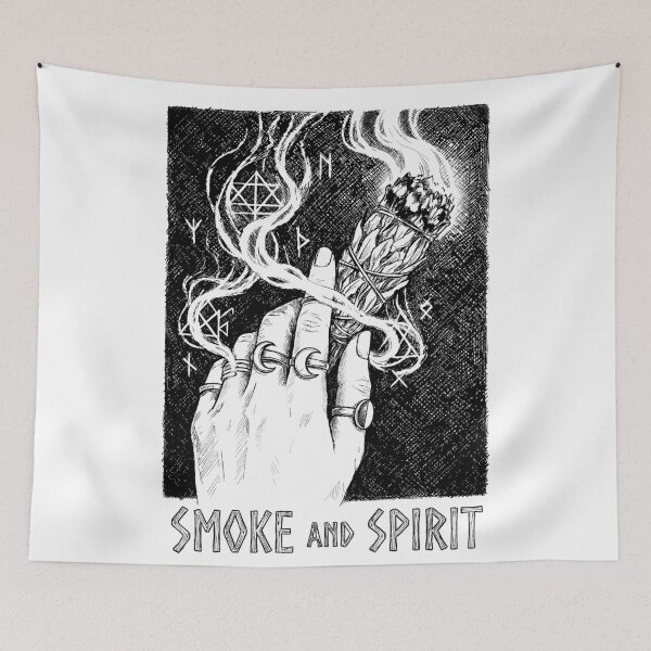 Item preview, Spirit of the Ancient Sage - Sage Smudging designed and sold by bapupa.