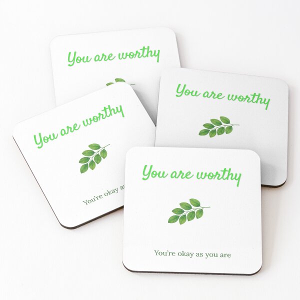 Item preview, You’re Worthy – Gentle Comfort Message designed and sold by miho-anshin.