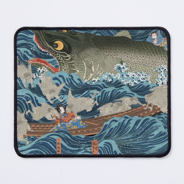 Item preview,  A picture of the retainers of Emperor Sanuki saving Tametomo,, designed and sold by OsakaYumeWorks.