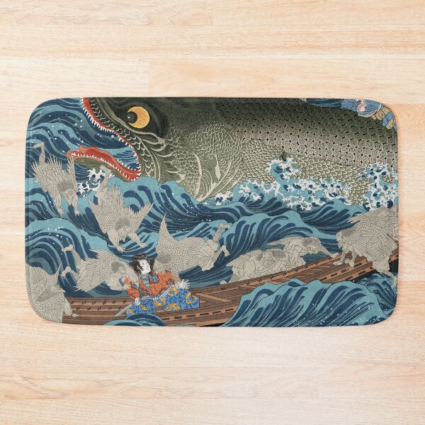 Item preview,  A picture of the retainers of Emperor Sanuki saving Tametomo,, designed and sold by OsakaYumeWorks.