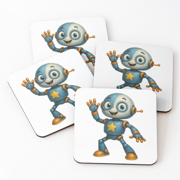 Item preview, Friendly Star Robot – Cute Robot Design designed and sold by Yomere.