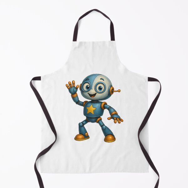 Item preview, Friendly Star Robot – Cute Robot Design designed and sold by Yomere.