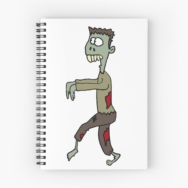 Item preview, Funny Zombie Walking Cartoon | Cute Spooky Halloween Monster Meme designed and sold by MyxaART.