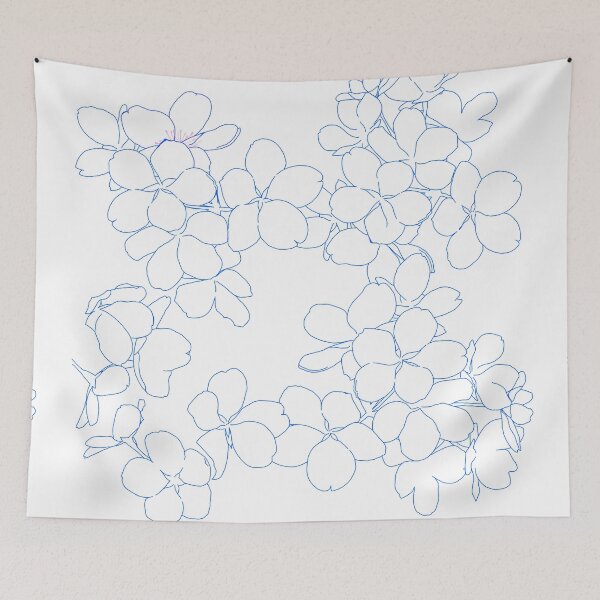 Item preview, Blue Sakura linework designed and sold by CrimsonFeather7.