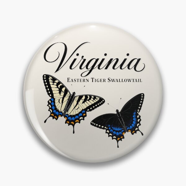 Item preview, Virginia Eastern Tiger Swallowtail Butterfly Poster designed and sold by The-Drip-Studio.