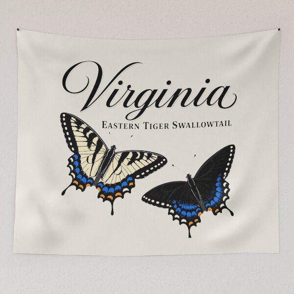 Item preview, Virginia Eastern Tiger Swallowtail Butterfly Poster designed and sold by The-Drip-Studio.
