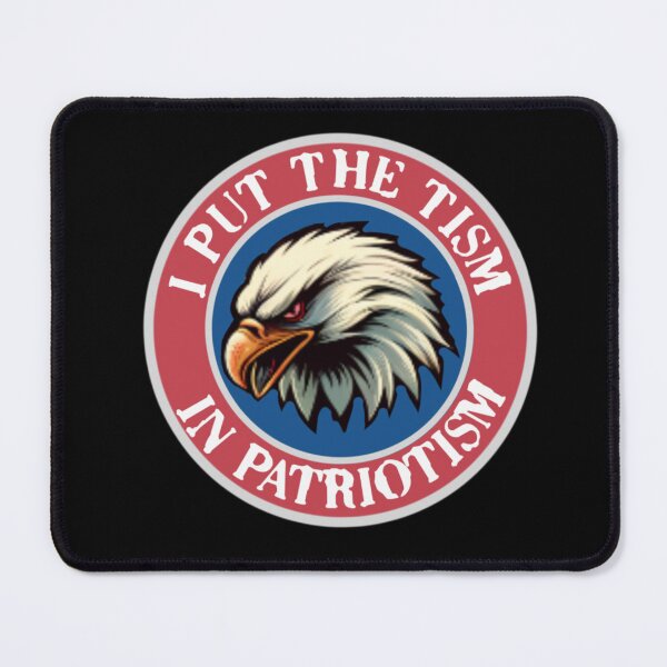 Item preview, I Put The Tism in Patriotism Athletic Eagle designed and sold by TheEndDesign.
