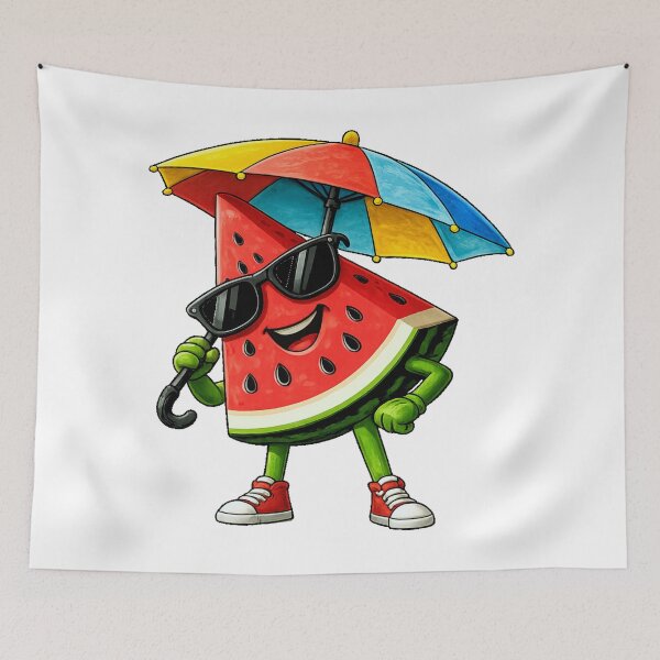 Item preview, Watermelon Summer Retro Vintage Graphic Tee for Fruit Lovers & Beach Vacation Fans designed and sold by Teetreasure2.