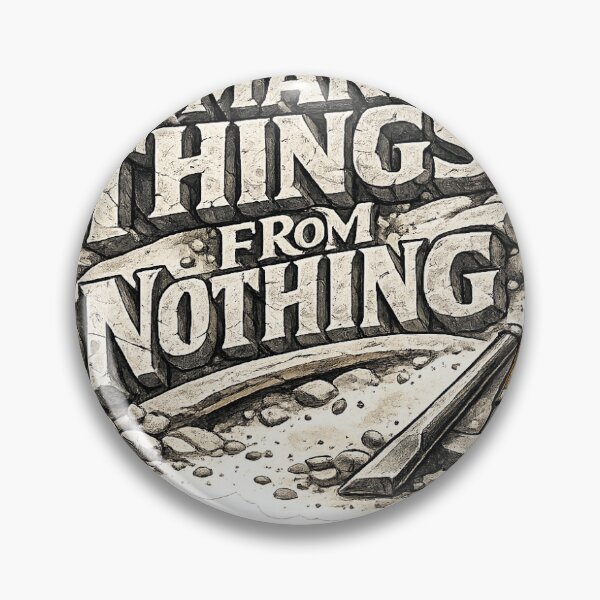Item preview, I Make Things From Nothing Creative Artist Sticker designed and sold by InkPixell.