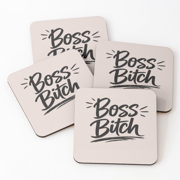 Item preview, Boss Bitch Bold Motivational Typography designed and sold by NadineDemShop.