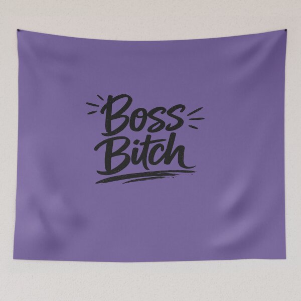 Item preview, Boss Bitch Bold Motivational Typography designed and sold by NadineDemShop.