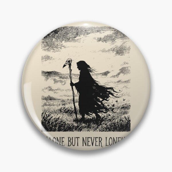 Item preview, Lone Path Wanderer - Solitary Witch designed and sold by bapupa.
