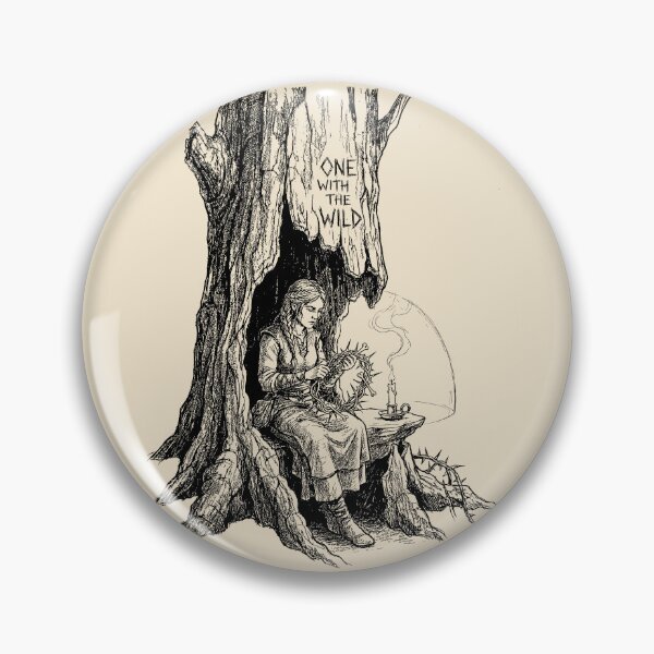 Item preview, Silent Spells of the Glade - Solitary Witch designed and sold by bapupa.