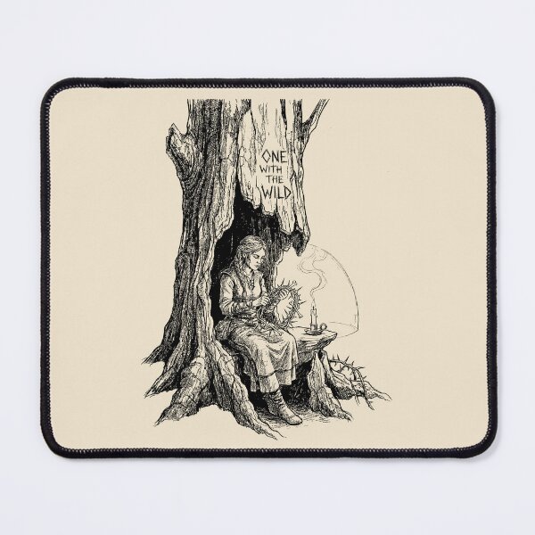 Item preview, Silent Spells of the Glade - Solitary Witch designed and sold by bapupa.
