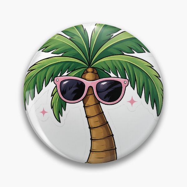 Item preview, Palm Tree Sunglasses Sticker designed and sold by dollysdesigns97.