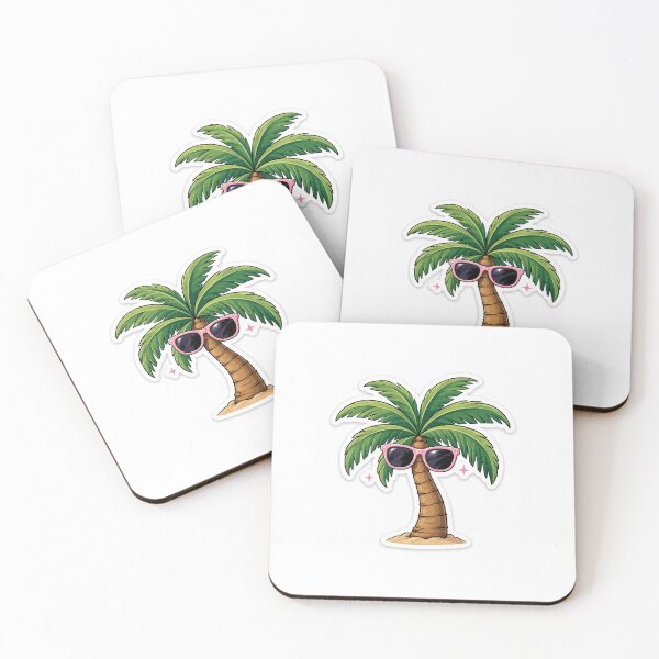 Item preview, Palm Tree Sunglasses Sticker designed and sold by dollysdesigns97.