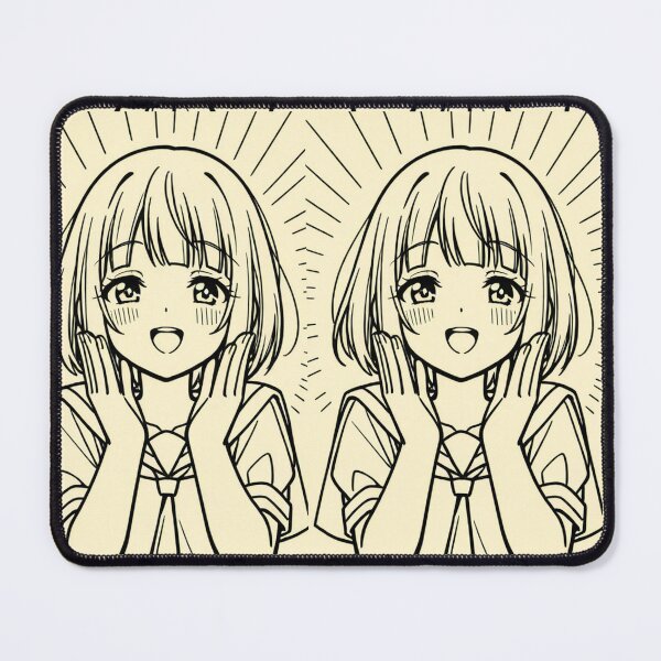 Item preview, Portrait - Girl sailor uniform hands raised surprise designed and sold by AnimeShin.