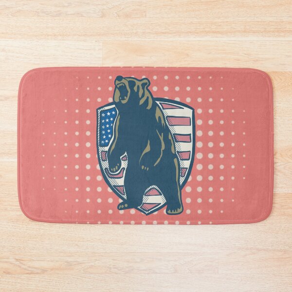 Item preview, Patriotic Grizzly Bear - Faded Color designed and sold by IvysCreativityHouse.