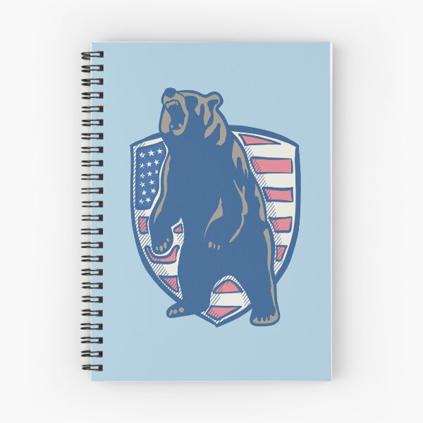 Item preview, Patriotic Grizzly Bear - Faded Color designed and sold by IvysCreativityHouse.