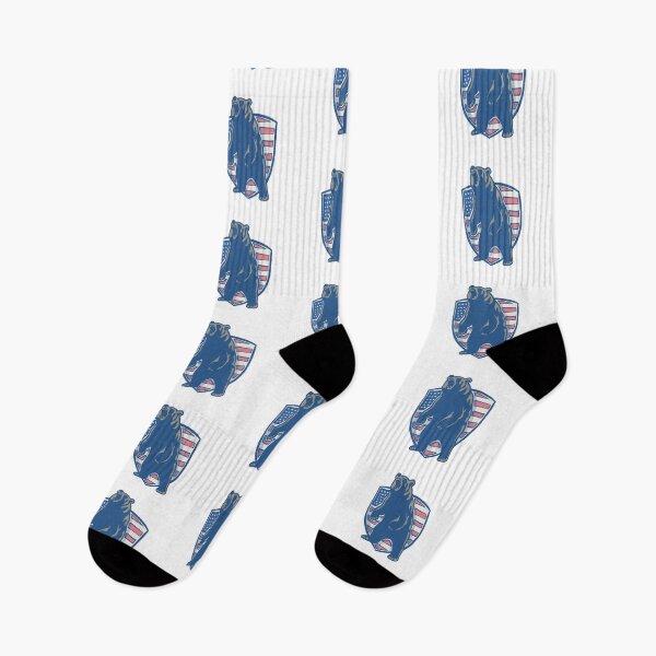 Item preview, Patriotic Grizzly Bear - Faded Color designed and sold by IvysCreativityHouse.