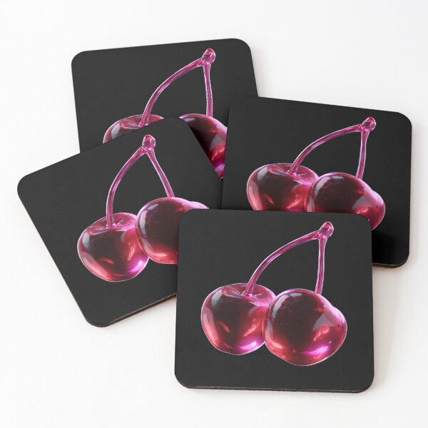 Item preview, Neon Cherry Glow Icon Duo designed and sold by daila70.
